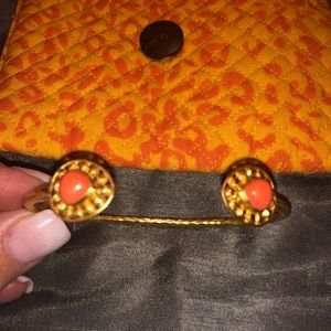 Final Price- Julie Vos Precious stone open bangle